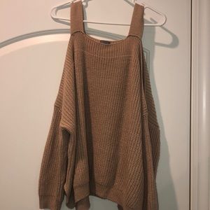 “Cold-shoulder” Sweater